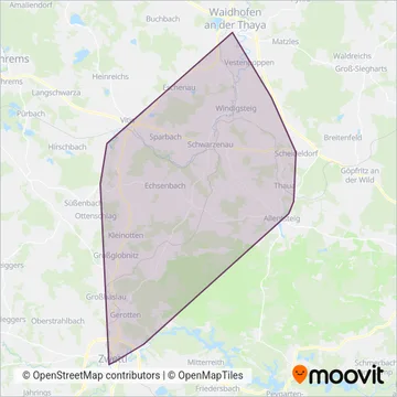 Pichelbauer coverage area map