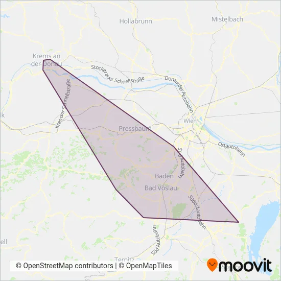 Blaguss Reisen GmbH coverage area map