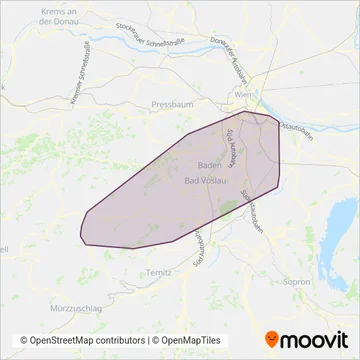 Dr. Richard Verkehrsbetrieb GmbH & Co KG coverage area map