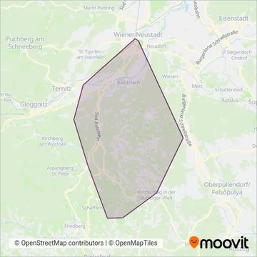 Oberger coverage area map