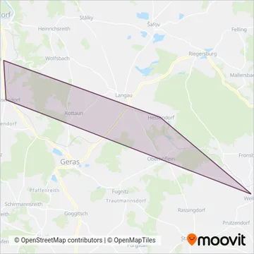 Frank Reisen GmbH coverage area map