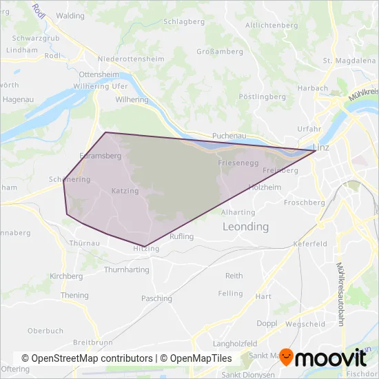 WILIA d. Mgd. Wilhering coverage area map