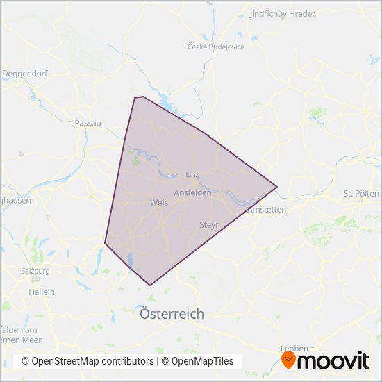 sabtours Busbetrieb GmbH coverage area map