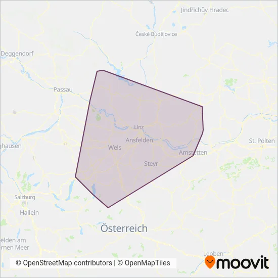 sabtours Busbetrieb GmbH coverage area map