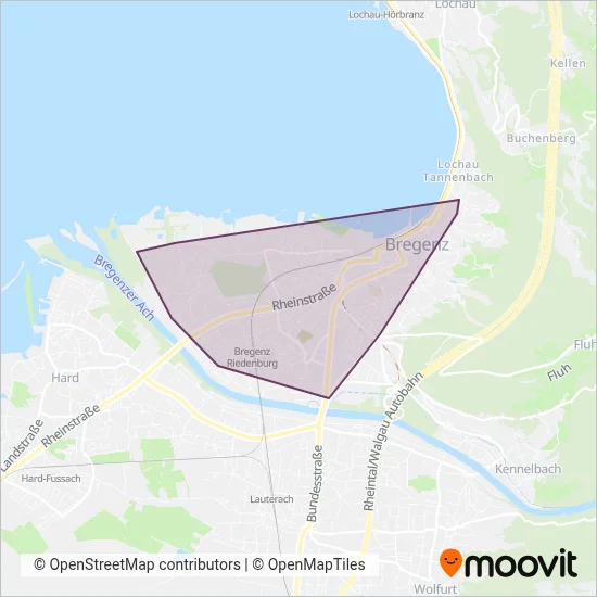 Stadtbus Bregenz Verbundsgebiet