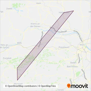 NÖVOG (Bus) coverage area map