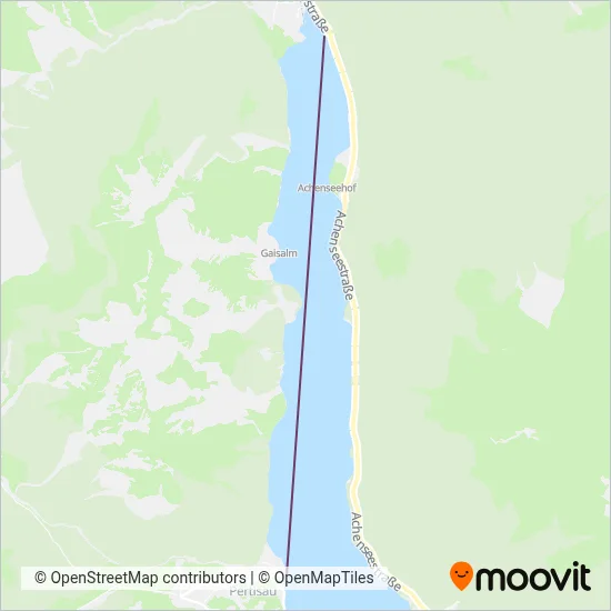 Achenseeschifffahrt GmbH coverage area map