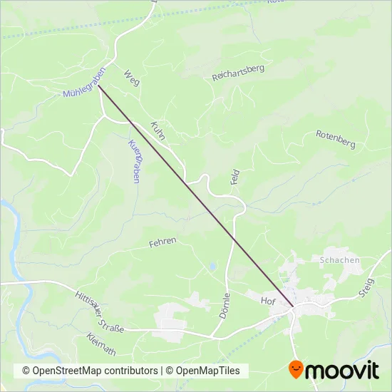 Bregenzerwald Bus GmbH coverage area map