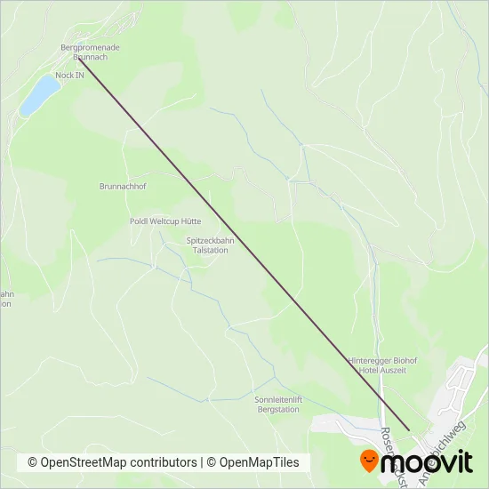 Bad Kleinkirchheimer Bergbahnen AG coverage area map