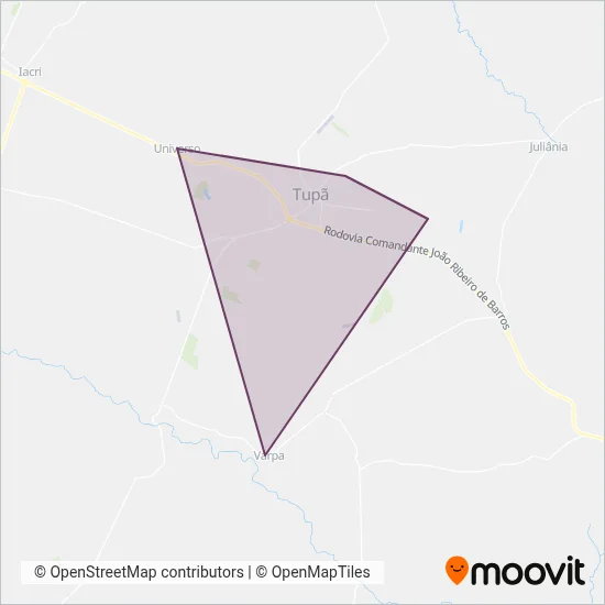 Trans VLP coverage area map