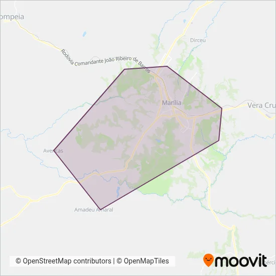 Sorriso de Marília coverage area map