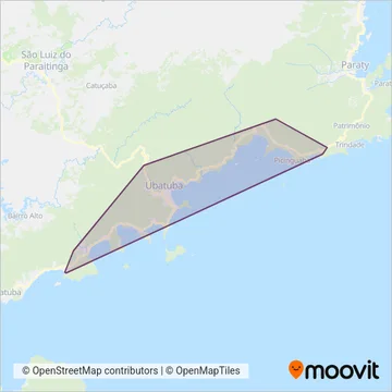 VerdeBus coverage area map