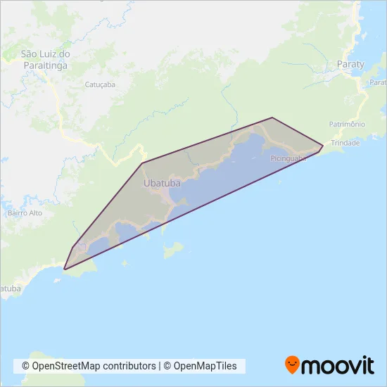 VerdeBus coverage area map