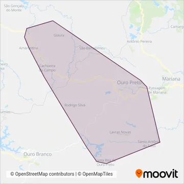 Rota Real coverage area map