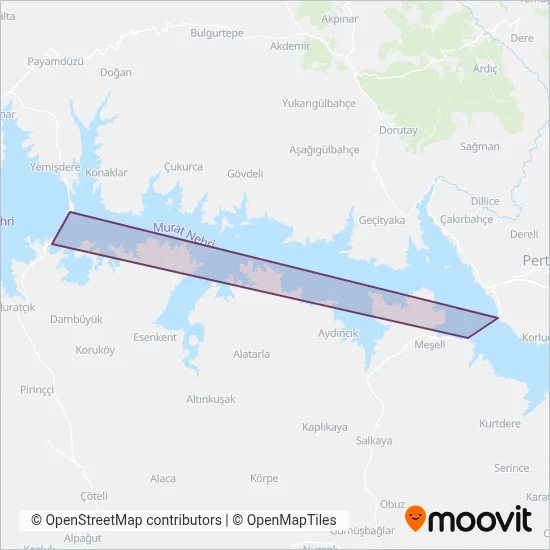 FERİBOT kapsama alanı haritası