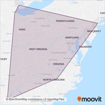 Greyhound-us coverage area map