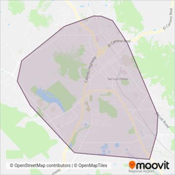 SLO coverage area map