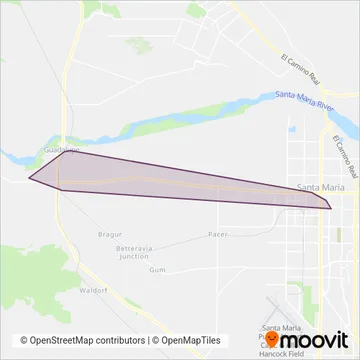 Guadalupe Flyer coverage area map