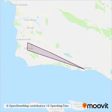 City of Lompoc Transit (COLT) coverage area map