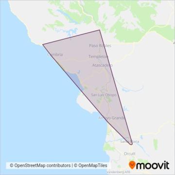 SoCo Transit coverage area map