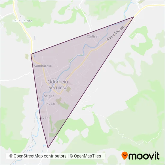 Zonă acoperire Odorheiu Secuiesc - Urbana