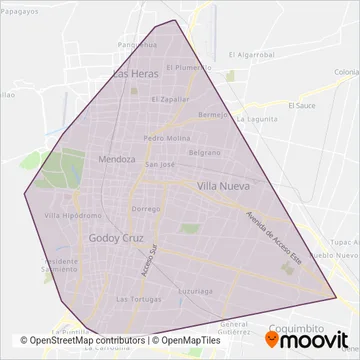 Grupo 400 coverage area map