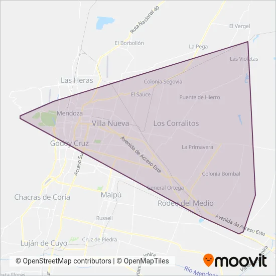Grupo 200 coverage area map
