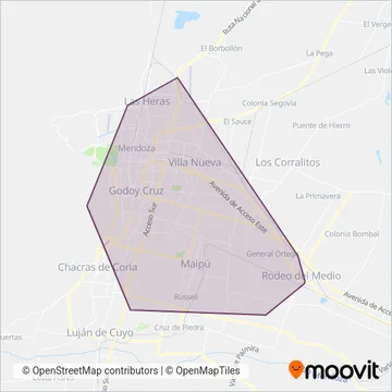 Grupo 900 coverage area map
