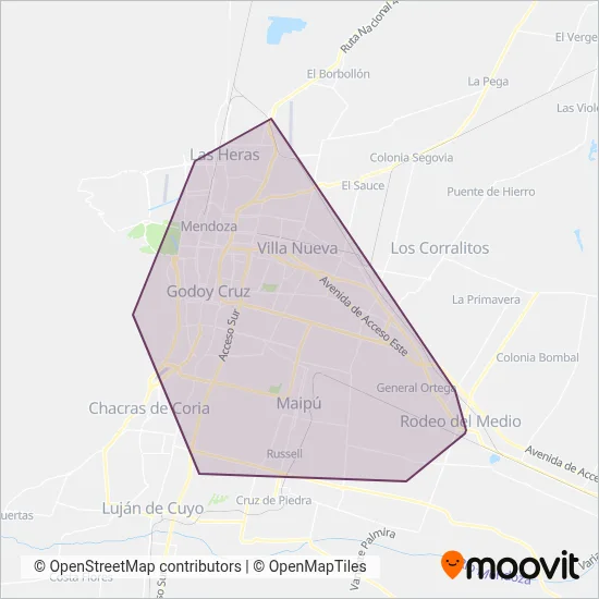 Grupo 900 coverage area map