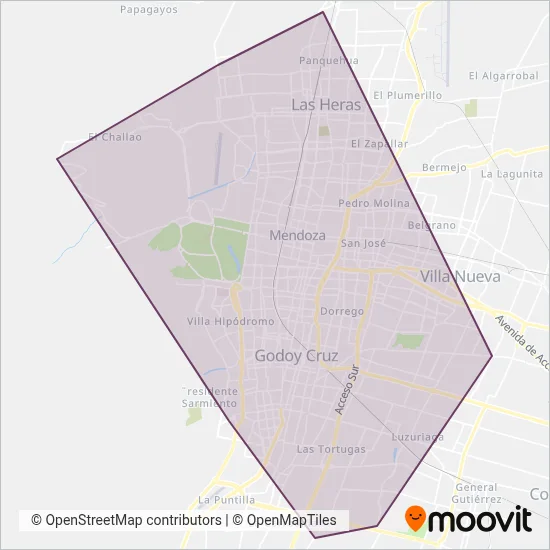 Grupo 300 coverage area map