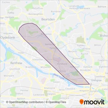 Community Transport Glasgow coverage area map