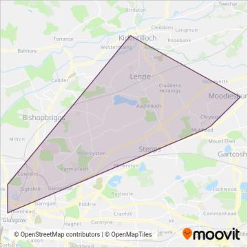 Craigs of Cumbernauld coverage area map