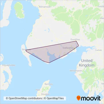 DGC Buses coverage area map