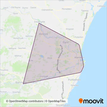 First Aberdeen coverage area map