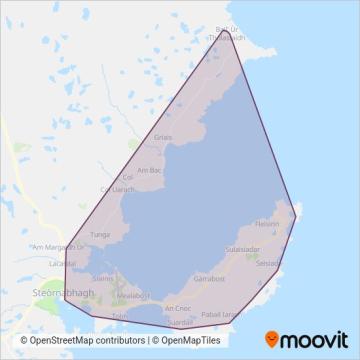 Bus Na Comhairle coverage area map