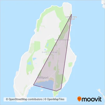 Millport Motors coverage area map