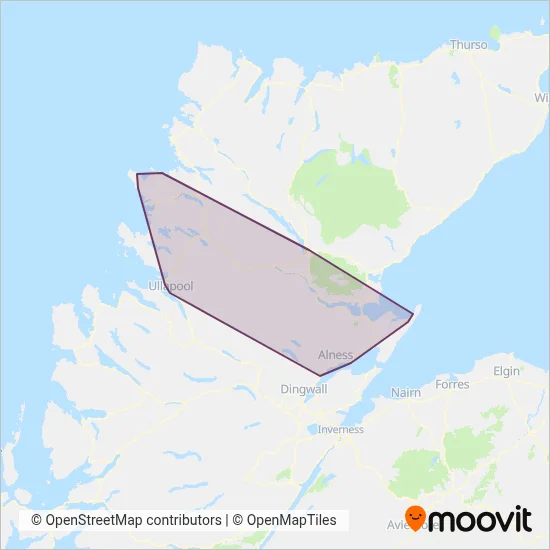 George Rapson Travel coverage area map