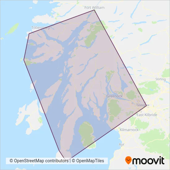 West Coast Motors coverage area map