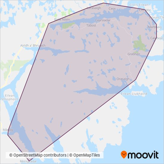 Alasdair Macdonald coverage area map