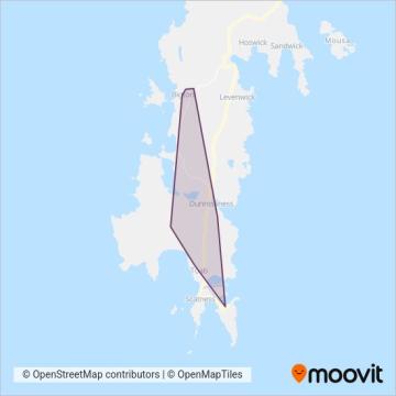 J A & G D Nicolson coverage area map