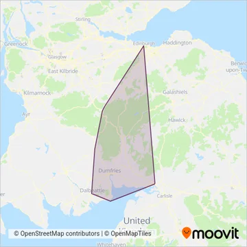 Houston's Minicoaches coverage area map