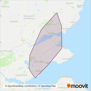 Moffat & Williamson coverage area map