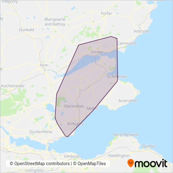 Moffat & Williamson coverage area map