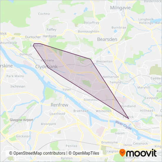 Avondale Coaches coverage area map