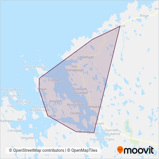 Murdo MacIver coverage area map