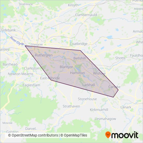 Hobson Travel coverage area map