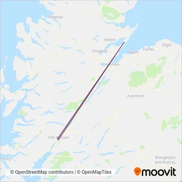 Highland Ferries coverage area map