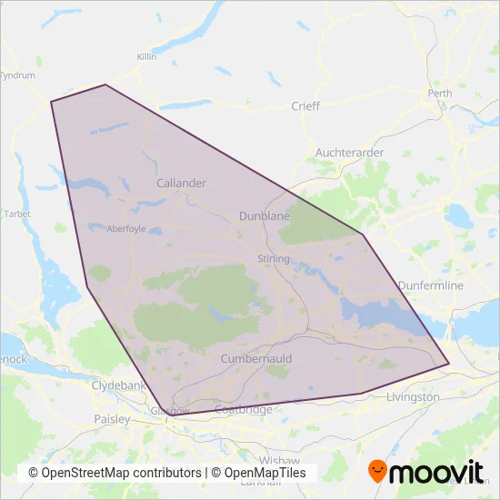 Midland Bluebird coverage area map