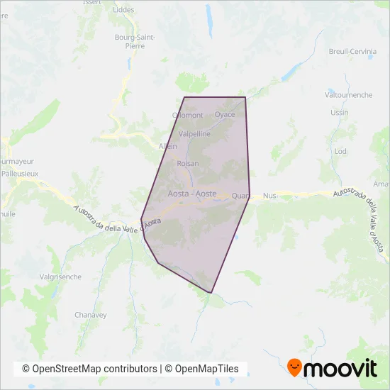 Area coperta dal servizio di SVAP