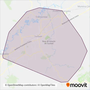 ABC TRANSPORTES coverage area map